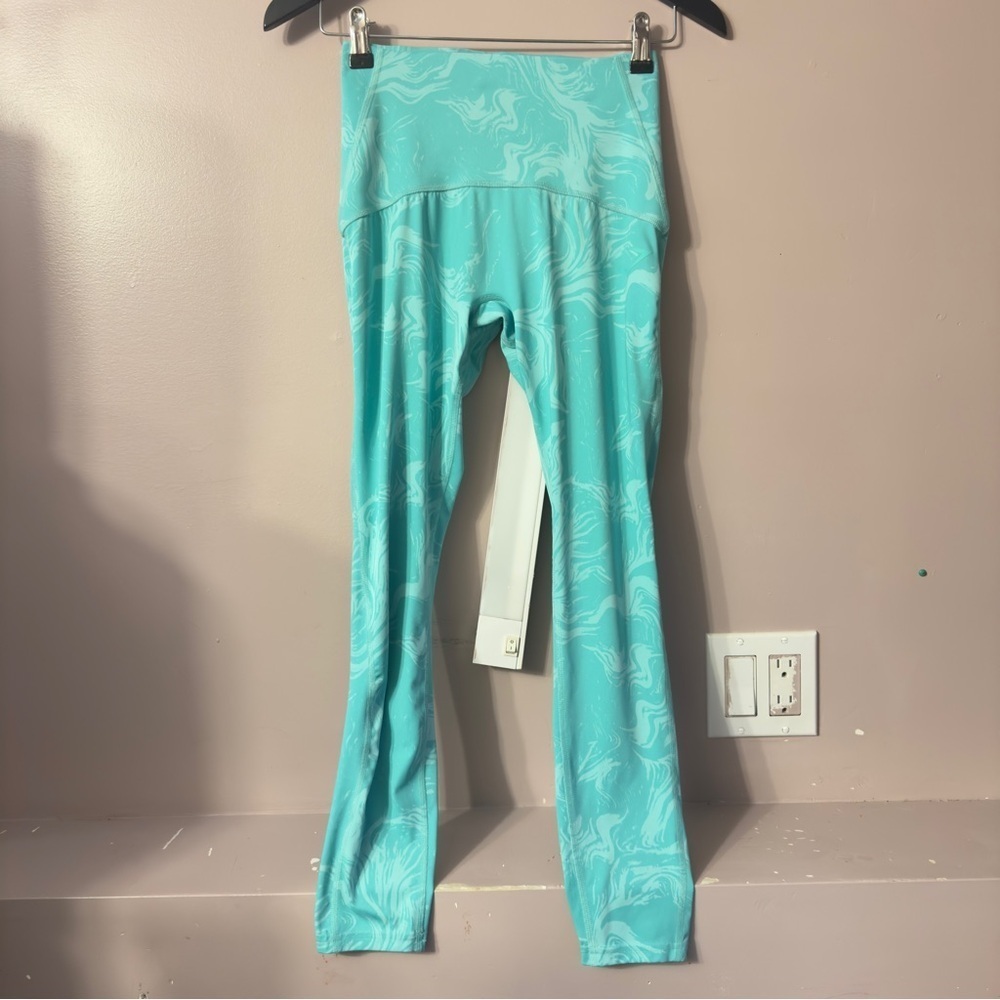 Gymshark Waist Support Leggings Bright Turquoise Women Size M